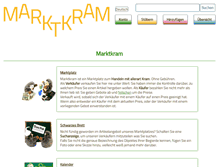 Tablet Screenshot of de.marktkram.org