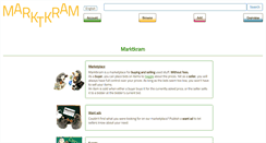 Desktop Screenshot of marktkram.org