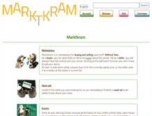 Tablet Screenshot of marktkram.org